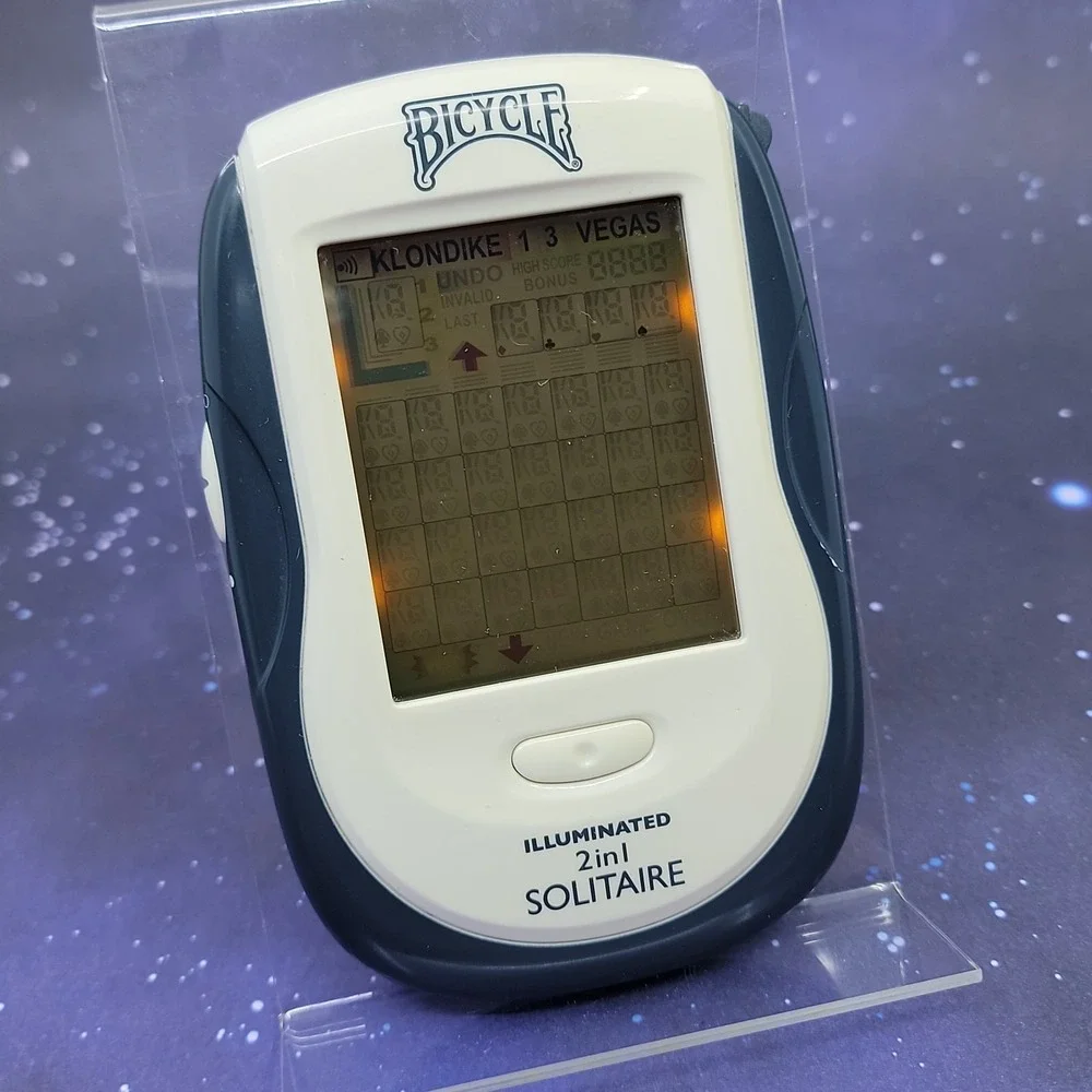 Techno Source Bicycle Illuminated 2 in 1 Solitaire Electronic Tested & Working